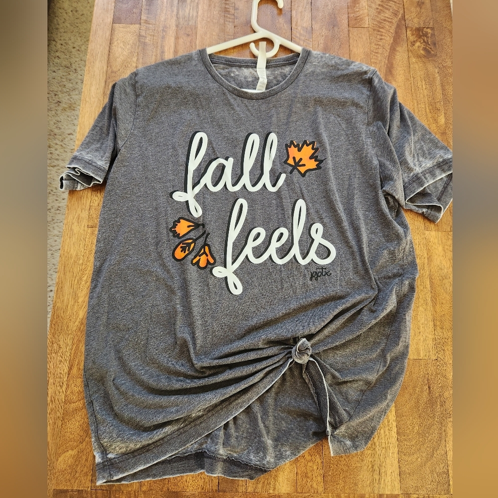 Large Bella Canvas "Fall Feels" shirt